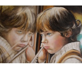 QUADRO CON BAMBINO