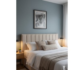 QUADRO UOMO IN BIANCO E NERO