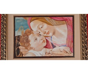 QUADRO AFFRESCO MADONNA CON BAMBINO