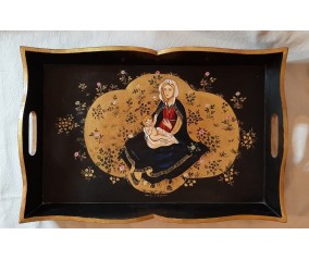 VASSOIO CON MADONNA E BAMBINO