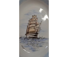 Piatto con Veliero Amerigo Vespucci