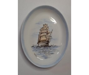 Piatto con Veliero Amerigo Vespucci